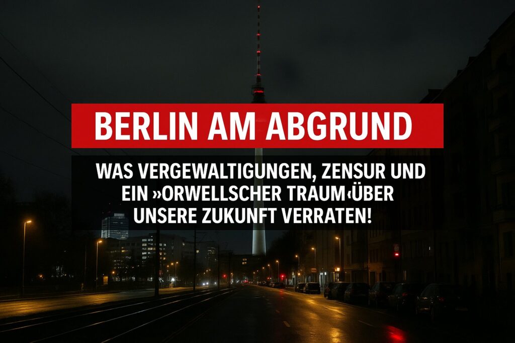Berlin am Abgrund: Was Vergewaltigungen, Zensur und ein 'Orwellscher Traum' über unsere Zukunft verraten!