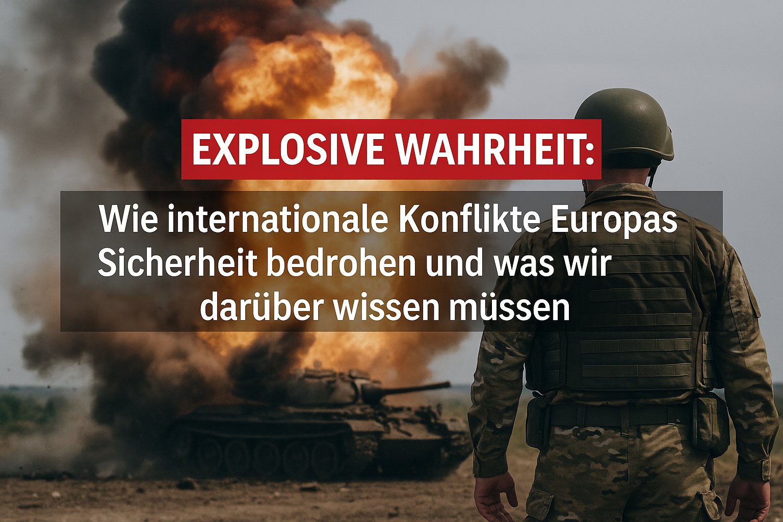 Explosive Wahrheit: Wie internationale Konflikte Europas Sicherheit bedrohen und was wir darüber wissen müssen!