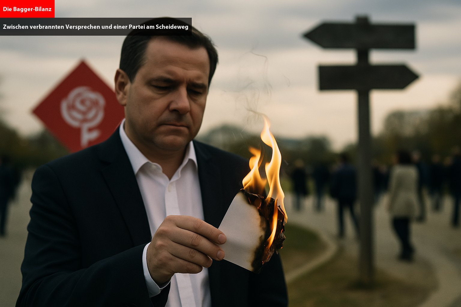 Die Bagger-Bilanz: Zwischen verbrannten Versprechen und einer Partei am Scheideweg