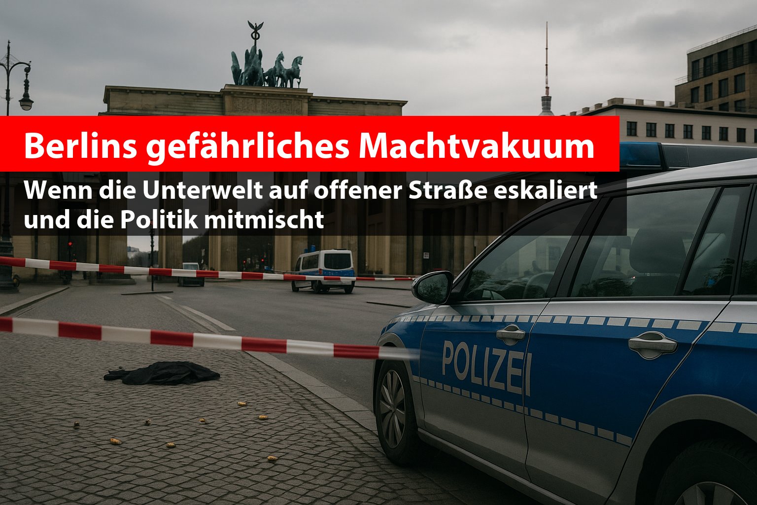 Berlins gefährliches Machtvakuum: Wenn die Unterwelt auf offener Straße eskaliert und die Politik mitmischt