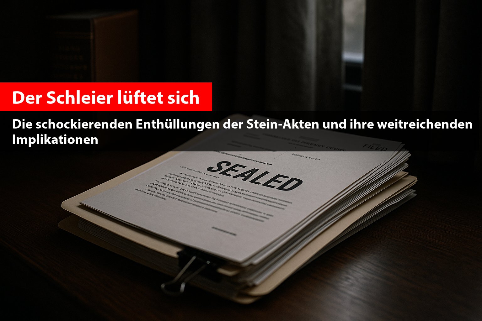 Der Schleier lüftet sich: Die schockierenden Enthüllungen der Stein-Akten und ihre weitreichenden Implikationen